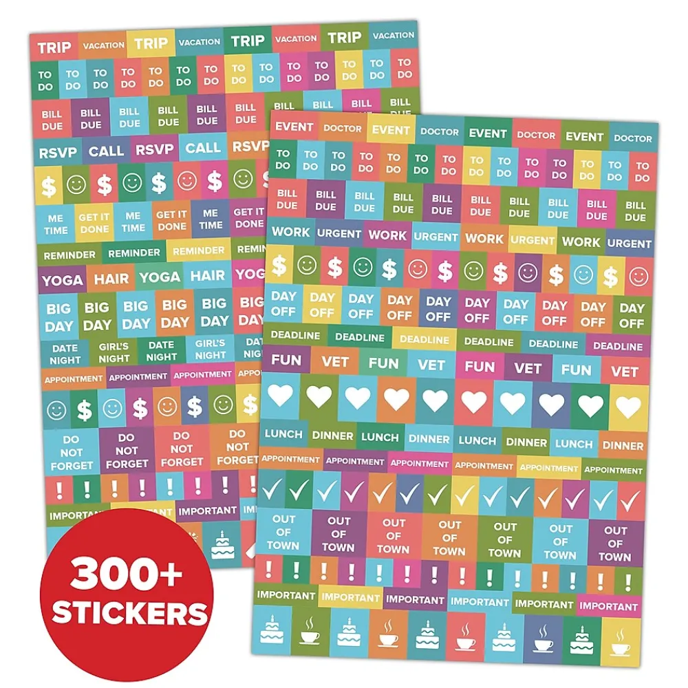 2025 Planners|Willow Creek 2025 Watercolor Flora 6.5" x 8.5" Weekly Planner Cover, Multicolored (48887)