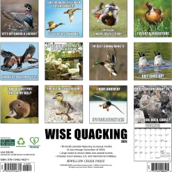 2025 Calendars|Willow Creek 2025 Wise Quacking 12" x 12" Yearly Wall Calendar (46371)