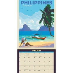 2025 Calendars|Willow Creek 2025 World Travel Art Posters 12