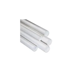 Online Unbranded 3" x 20" - White Mailing Tubes with Cap, 24/Case