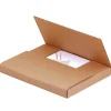 Sale Partners Brand 12" x 10 1/2" x 2" Easy-Fold Mailers, 50/Bundle (M12102BFK)