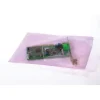 Clearance SI Products 4" x 6" Antistatic Layflat Poly Bags, 2 Mil, Pink, 1000/Carton (12010)