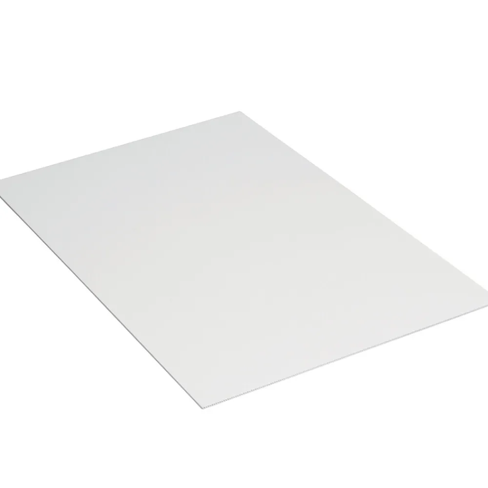 Online Partners Brand 48" x 48" Corrugated Pad, Single Wall, White, 10/Bundle (PCS4848W)
