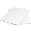 Sale Partners Brand 48" x 42" Corrugated Pad, Single Wall, White, 5/Bundle (SP4248W)