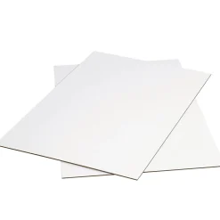 Partners Brand 36" x 36" Corrugated Pad, Single Wall, White, 5/Bundle (SP3636W)