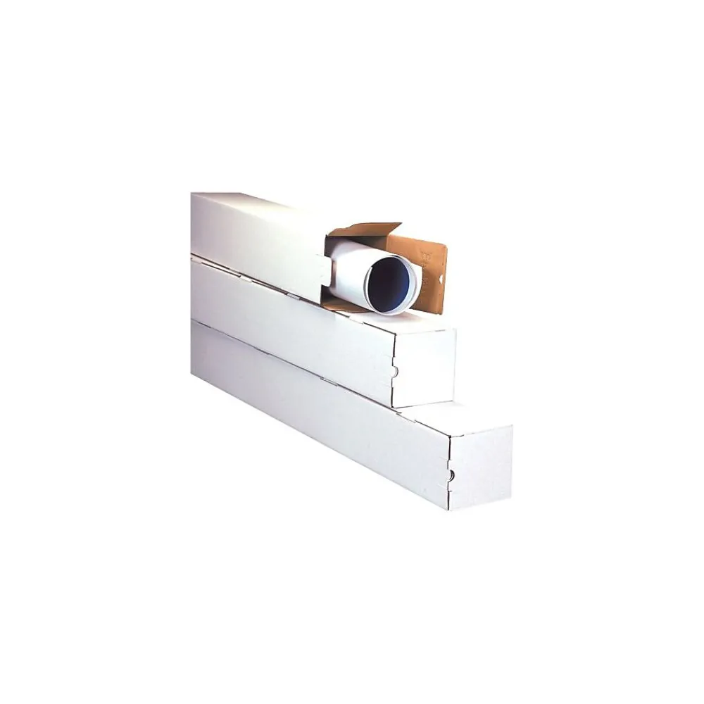 Discount Staples 3 x 12 Corrugated Standard Mailing Tube, White, 25/Bundle (M3312)