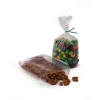 Discount SI Products 4.5" x 10.75" Gusseted Poly Bags, 1.5 Mil, Clear, 1000/Carton (13120)