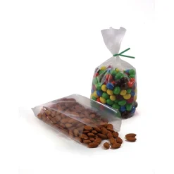 Discount SI Products 4.5" x 10.75" Gusseted Poly Bags, 1.5 Mil, Clear, 1000/Carton (13120)