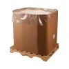 Outlet Laddawn 51" x 97" Gusseted Poly Bags, Bags on a Roll, 3 Mil, Clear, 30/Roll (1817R)