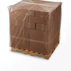 Discount Laddawn 48" x 72" Gusseted Poly Bags, Bags on a Roll, 4 Mil, Clear, 40/Roll (10775)