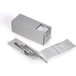 SI Products 3.75" x 10" Layflat Poly Bags, 0.65 Mil, Clear, 2000/Carton (6670)