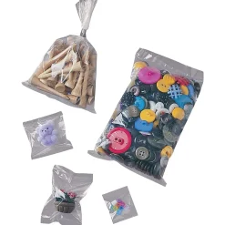 New SI Products 3" x 8" Layflat Poly Bags, Bags on a Roll, 2 Mil, Clear, 1250/Roll (2619)