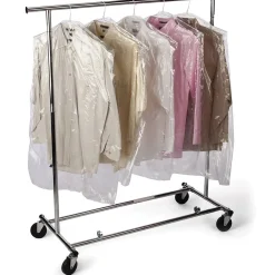 Best SI Products 21" x 38" Layflat Poly Bags, Bags on a Roll, 0.65 Mil, Clear, 510/Roll (8010)