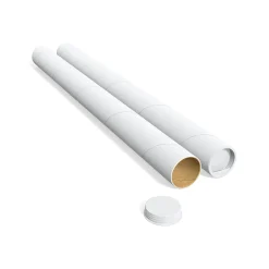 Hot Staples 2" x 24" Mailing Tube, White, 12/Carton (ST55308)