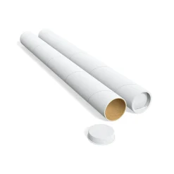 New Staples 1.5" x 15" Mailing Tube, White, 12/Carton (ST55303)