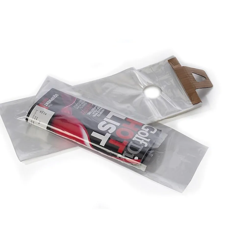 SI Products 6" x 12" Newspaper Layflat Poly Bags, 1.5 Mil, Clear, 1000/Carton (5015)