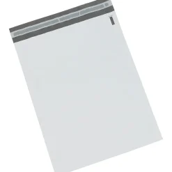New SI Products 14" x 17" Poly Mailers, White, 100/Case (B879100PK)