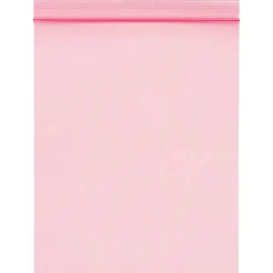 Outlet Partners Brand 2" x 3" Reclosable Poly Bags, 2 Mil, Pink, 1000/Carton (PBAS700)