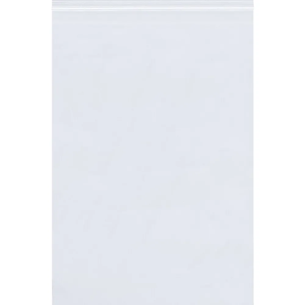Clearance Partners Brand 14" x 36" Reclosable Poly Bags, 4 Mil, Clear, 250/Carton (PB4246)