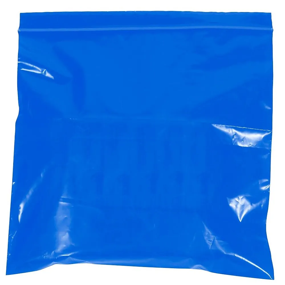 New Partners Brand 4" x 6" Reclosable Poly Bags, 2 Mil, Blue, 1000/Carton (PB3565BL)