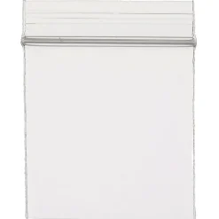 Clearance SI Products 6" x 6" Reclosable Poly Bags, 4 Mil, Clear, 1000/Carton (3730A)