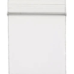 Clearance SI Products 6" x 10" Reclosable Poly Bags, 4 Mil, Clear, 1000/Carton (3745A)