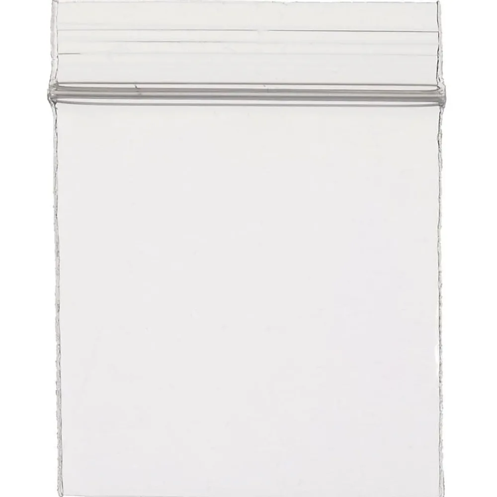Clearance SI Products 6" x 10" Reclosable Poly Bags, 4 Mil, Clear, 1000/Carton (3745A)