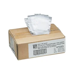 Outlet C-Line 2" x 3" Reclosable Poly Bags, Clear, 1000/Carton (47223)