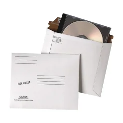Clearance Quality Park 6.06" x 7.5" Self Seal Fiberboard Mailers, CD/DVD, 100/Carton (QUA64117)