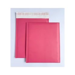 Clearance Happy Mail 8.5" x 11" Self-Sealing Bubble Mailer, Pink (245164)