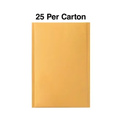 Clearance Staples 11.25" x 15" Self-Sealing Bubble Mailer, #5, 25/Carton (ST56649B)
