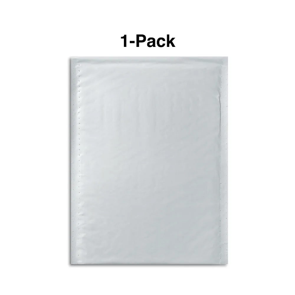 Online Staples 6" x 9" Self-Sealing Bubble Mailer, White (56543)