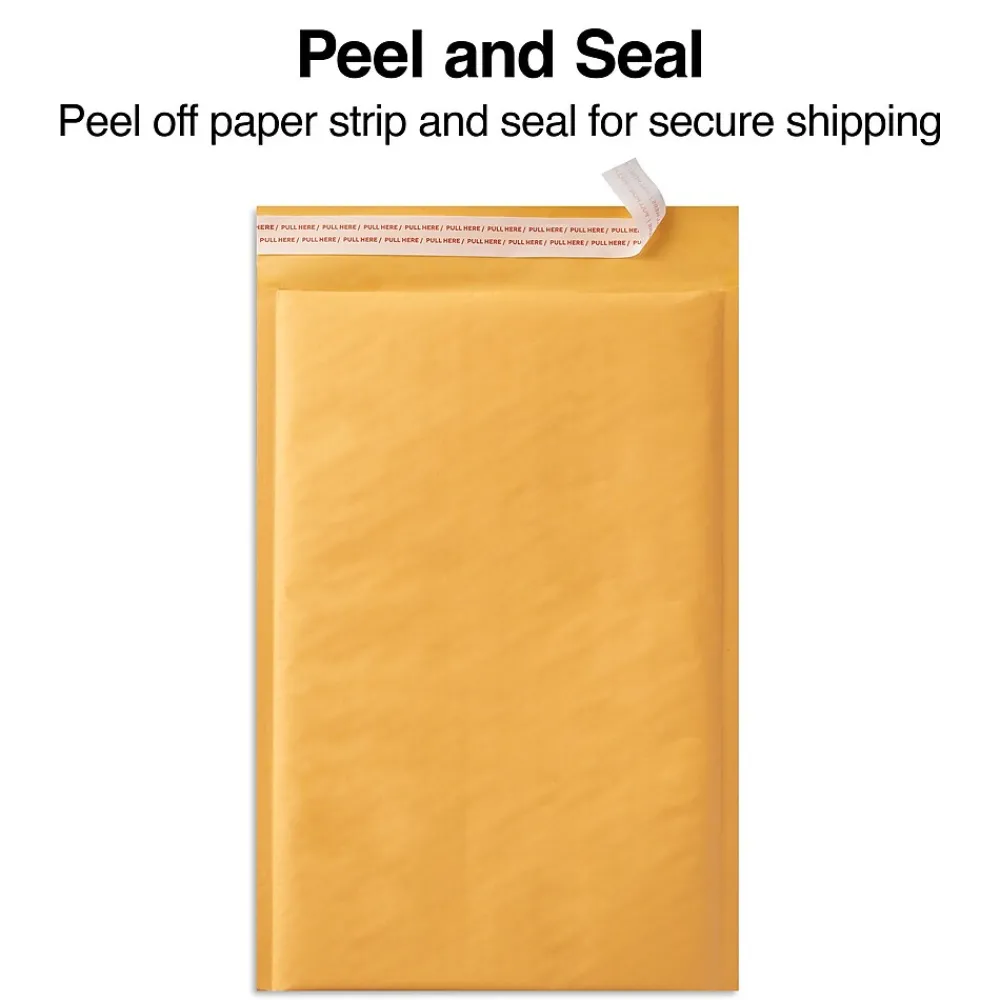 New Staples 9.13" x 13.25" Self-Sealing Bubble Mailer, #3, 25/Carton (ST56612B)