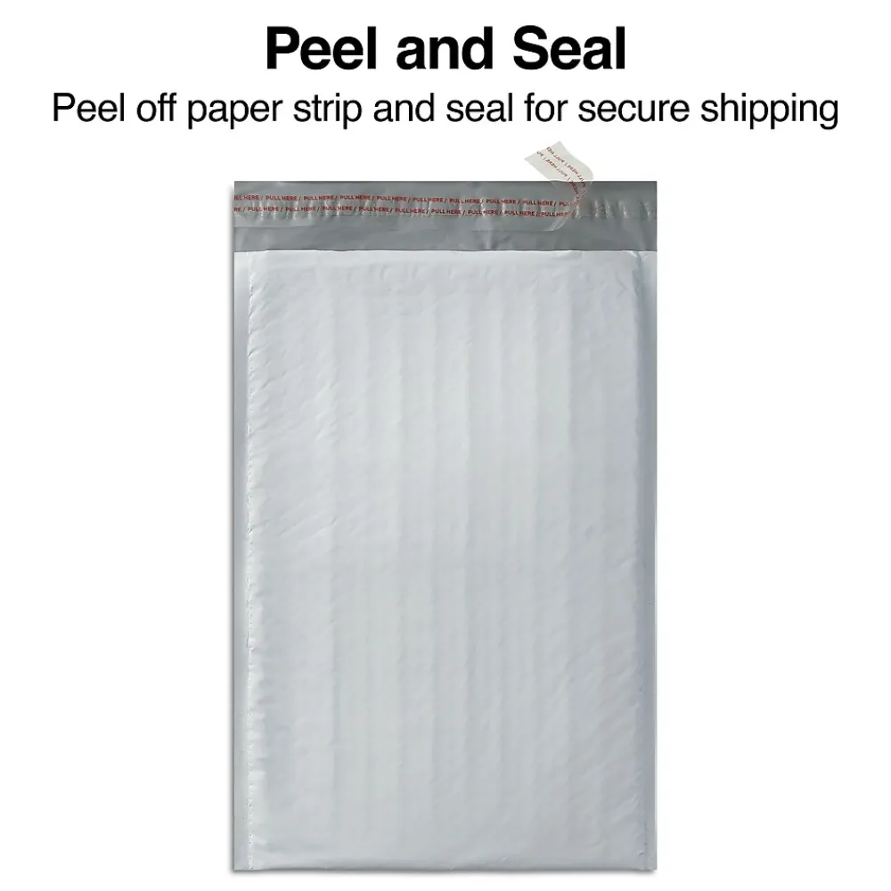 Clearance Staples 4.63" x 6.75" Self-Sealing Bubble Mailer, #000, 25/Carton (ST56613B)