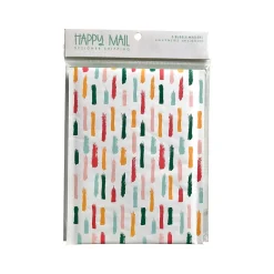 Outlet Happy Mail 6" x 9" Self-Sealing Padded Bubble Mailer, Multicolor, 3/Pack (246454)