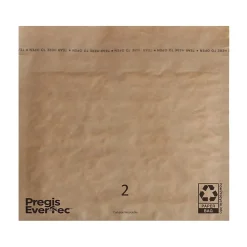 New Pregis 9" x 12" Self-Sealing Padded EverTec Mailer, #2, 25/Carton (4088331)