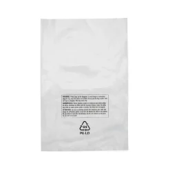Laddawn 9" x 12" Suffocation Warning Layflat Poly Bags, 2 Mil, Clear, 1000/Carton (16110)