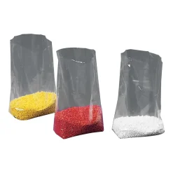Hot SI Products 6" x 3" x 15" Gusseted Poly Bags, 1.5 Mil, Clear, 1000/Carton (1420)