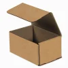 Discount Partners Brand 6" x 4" x 3" Kraft Corrugated Mailer, 50/Pack