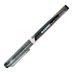 Pens|AbilityOne Skilcraft Metal Clip Rollerball Pen, Medium Point, 0.7mm, Black Ink / Black Barrel, 12/Pk
