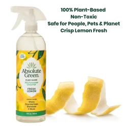 Natural All-Purpose Cleaner, Fresh Lemon Scent, 25 Fl Oz., 6/Carton (AG2-ST-6)<Absolute Green Sale