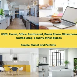 Natural All-Purpose Cleaner, Fresh Lemon Scent, 25 Fl Oz., 6/Carton (AG2-ST-6)<Absolute Green Sale