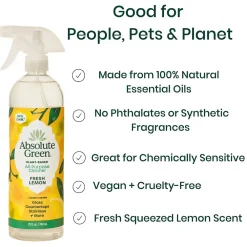 Natural All-Purpose Cleaner, Fresh Lemon Scent, 25 Fl Oz., 6/Carton (AG2-ST-6)<Absolute Green Sale