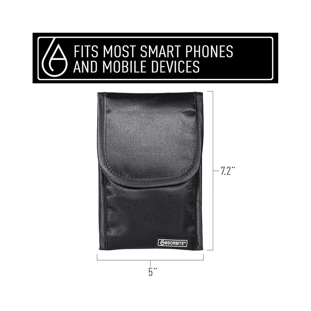 Absorbits Wet Phone Black Rescue Pouch for Most Smartphones (AP100BL)