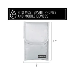 Absorbits Wet Phone Silver Rescue Pouch for Most Smartphones (AP100SL)