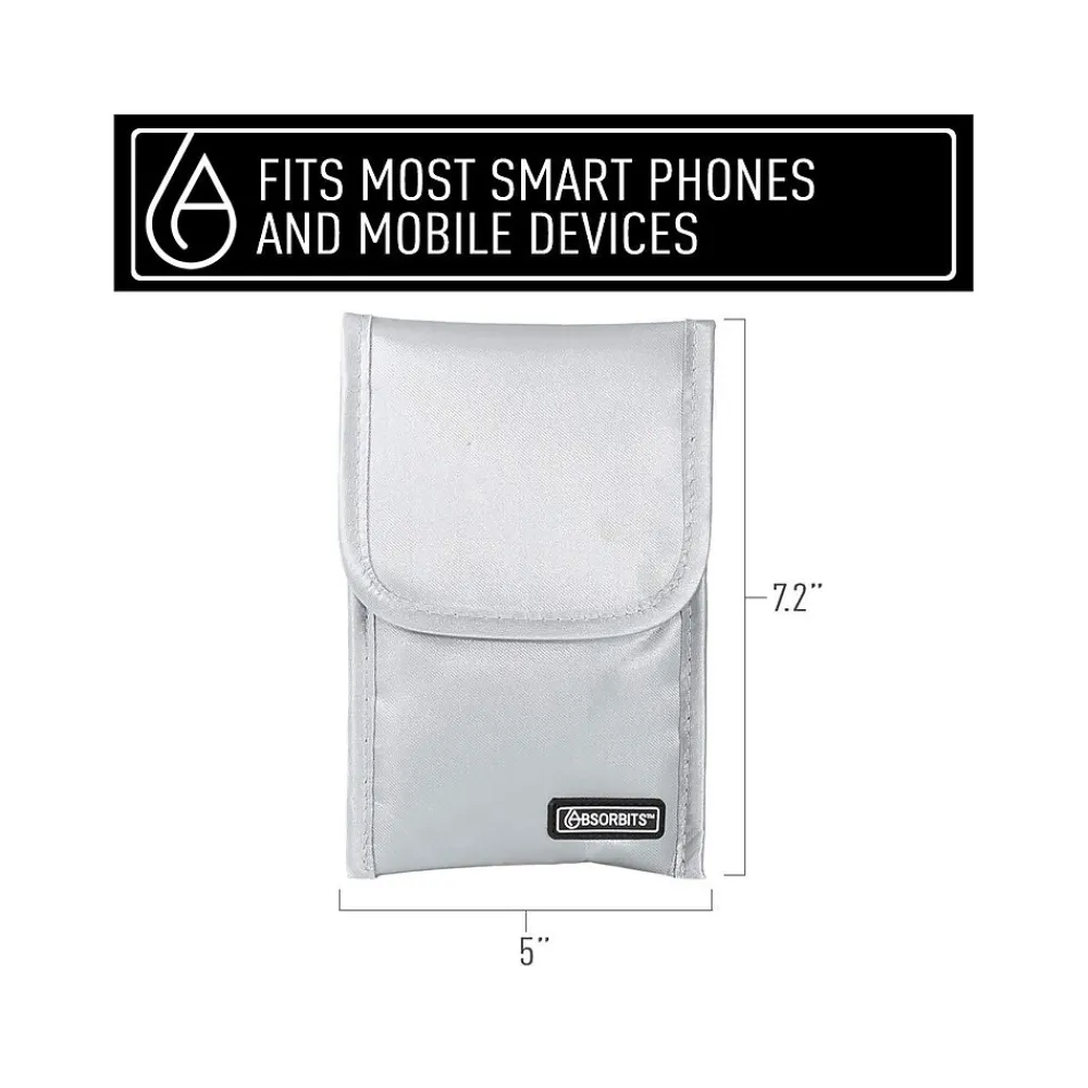 Absorbits Wet Phone Silver Rescue Pouch for Most Smartphones (AP100SL)