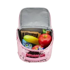 Accessory Innovations Lunch Bag, White/Pink/Silver (B21GC49616-ST)