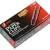 Clips & Fasteners|ACCO , Premium Jumbo Paper Clips, Smooth Finish, Jumbo Size 1-7/8", 100/Box (72500)