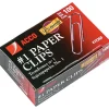 Clips & Fasteners|ACCO Premium Standard Paper Clips, 0.38" Capacity, Silver, 100 Clips/Pack, 10/Pack(ACC72360)