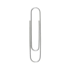 Clips & Fasteners|ACCO Recycled Paper Clips, Jumbo, Silver, 100/Box, 10 Boxes/Pack (A7072525)